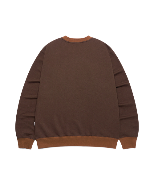 CAMEL WORK（キャメルワーク）の「NO.117 ゴセットステッチヴィンテージスウェットシャツ（ブラウン）（スウェット・メンズ・その他・LARGE/X-LARGE/MEDIUM）」の3枚目の写真