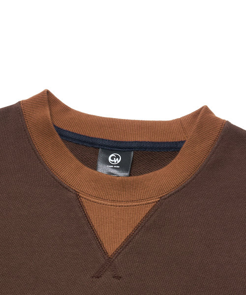 CAMEL WORK（キャメルワーク）の「NO.117 ゴセットステッチヴィンテージスウェットシャツ（ブラウン）（スウェット・メンズ・その他・LARGE/X-LARGE/MEDIUM）」の4枚目の写真