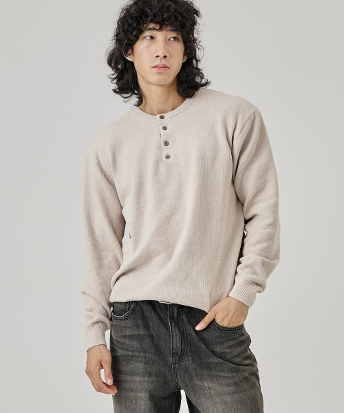 THE-ABON(エイボン)の「エステルボタンTグレー(Tシャツ/カットソー・メンズ・グレー・LARGE/X-LARGE)」の7枚目の写真