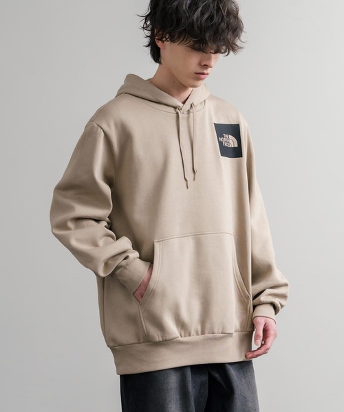 THE NORTH FACE（ザノースフェイス）の「THE NORTH FACE ザ・ノースフェイス FINE HOODIE/裏起毛ロゴワンポイントプルオーバーパーカー（パーカー・メンズ・ブラック/グレイッシュベージュ/グレー・XL/L/M）」の16枚目の写真