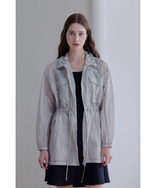 AFTERHOURS(アフターアワーズ)の「LIGHT WEIGHT JACKET (GREY)(ナイロンジャケット・レディース・その他・FREE)」の2枚目の写真