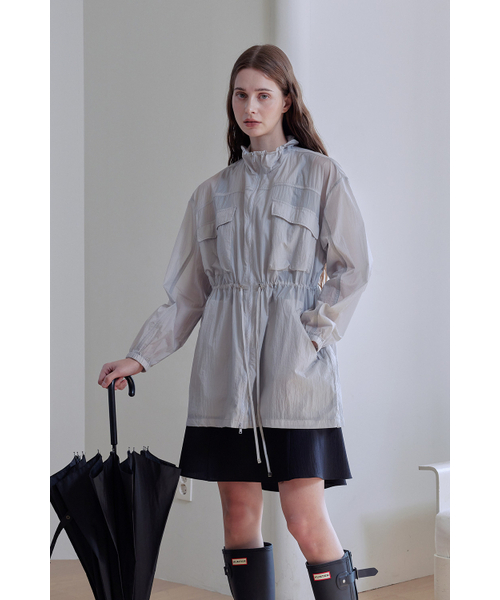 AFTERHOURS(アフターアワーズ)の「LIGHT WEIGHT JACKET (GREY)(ナイロンジャケット・レディース・その他・FREE)」の3枚目の写真