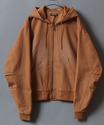 ANPAS（アンパス）の「Duck Canvas Full-Zip Hoodie ダックフルジップパーカー フーディー メンズ レディース ブルゾン アウター（ブルゾン）」