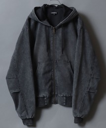 ANPAS（アンパス）の「Duck Canvas Full-Zip Hoodie ダックフルジップパーカー フーディー メンズ レディース ブルゾン アウター（ブルゾン）」