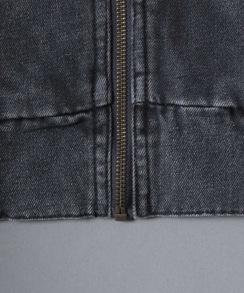 ANPAS(アンパス)の「Duck Canvas Full-Zip Hoodie/ダックフルジップパーカー フーディー メンズ レディース ブルゾン アウター(ブルゾン・メンズ・ブルー/キャメル/チャコールグレー/ブラック・M/L)」の20枚目の写真