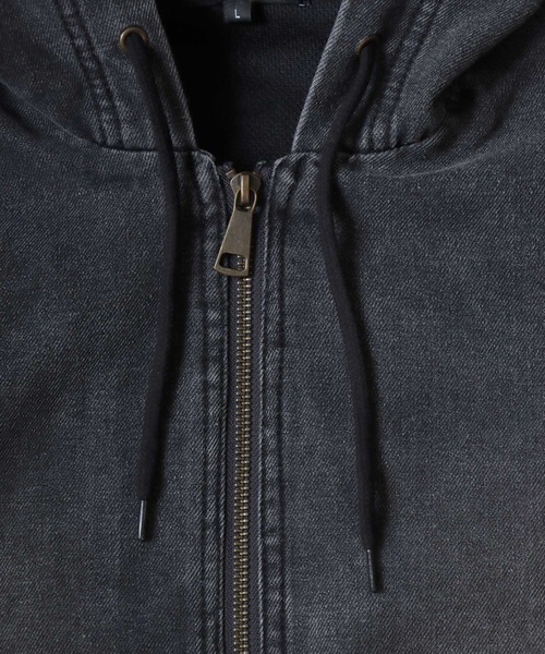 ANPAS(アンパス)の「Duck Canvas Full-Zip Hoodie/ダックフルジップパーカー フーディー メンズ レディース ブルゾン アウター(ブルゾン・メンズ・ブルー/キャメル/チャコールグレー/ブラック・M/L)」の15枚目の写真