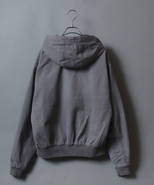 ANPAS(アンパス)の「Duck Canvas Full-Zip Hoodie/ダックフルジップパーカー フーディー メンズ レディース ブルゾン アウター(ブルゾン・メンズ・ブルー/キャメル/チャコールグレー/ブラック・M/L)」の7枚目の写真
