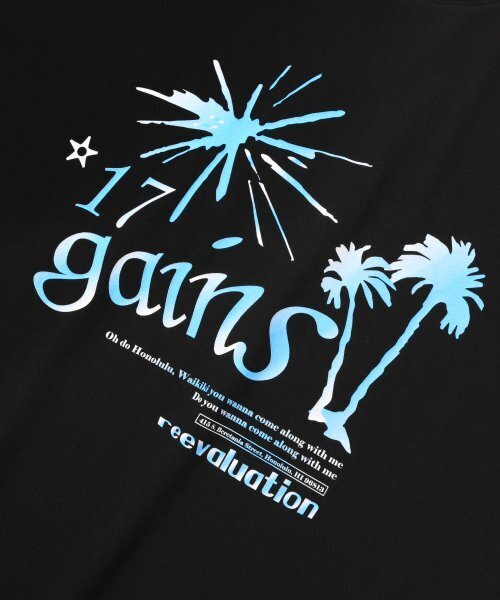 GAINSBORO（ゲインズボロ）の「アゲインココナッツツリーTシャツ_ブラック（Tシャツ/カットソー・レディース・その他・LARGE/MEDIUM/SMALL）」の5枚目の写真