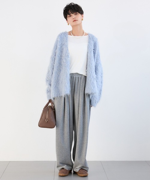 BARNYARDSTORM（バンヤードストーム）の「BARNYARDSTORM / ベロアタックギャザーパンツ / マシンウォッシャブル（その他パンツ・レディース・グレー/ブラック・FREE）」の17枚目の写真