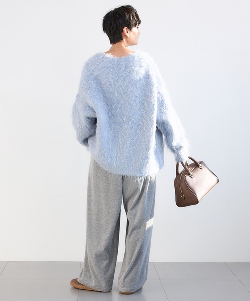 BARNYARDSTORM（バンヤードストーム）の「BARNYARDSTORM / ベロアタックギャザーパンツ / マシンウォッシャブル（その他パンツ・レディース・グレー/ブラック・FREE）」の18枚目の写真