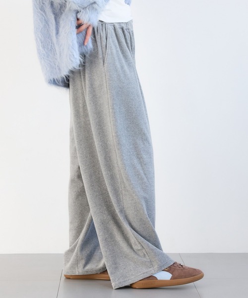 BARNYARDSTORM（バンヤードストーム）の「BARNYARDSTORM / ベロアタックギャザーパンツ / マシンウォッシャブル（その他パンツ・レディース・グレー/ブラック・FREE）」の16枚目の写真