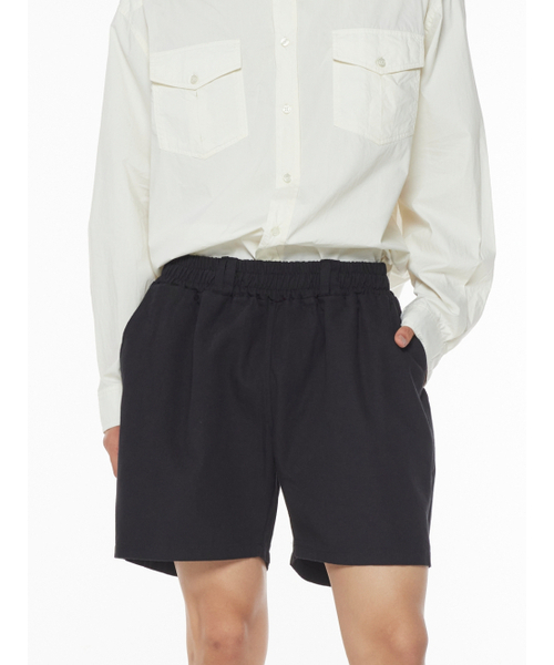 THESTORI(ザ・ストリ)の「オックスフォードショートパンツ(ブラック)(その他パンツ・メンズ・その他・1(M)/2(L))」の1枚目の写真