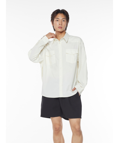 THESTORI(ザ・ストリ)の「オックスフォードショートパンツ(ブラック)(その他パンツ・メンズ・その他・1(M)/2(L))」の2枚目の写真