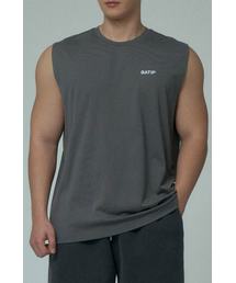 BATIP（バティップ）の「スーピマスタンダード ノースリーブ カーキ（Tシャツ/カットソー）」