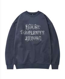 KANEITEI（カネイテイ）の「DISTRESSED DOUBT CREWNECK (BLUE)（スウェット）」