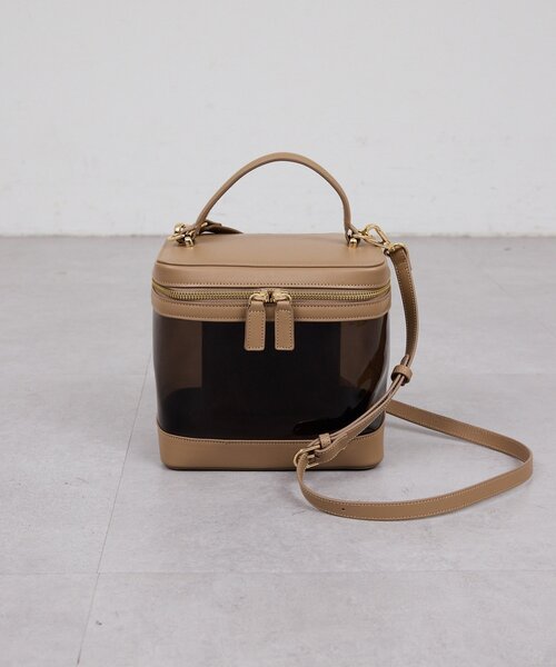 GALLARDAGALANTE（ガリャルダガランテ）の「【2.718】ビニールバニティ（ショルダーバッグ・レディース・ブラック/モカ・FREE）」の17枚目の写真