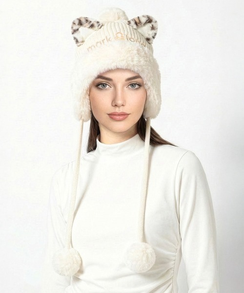 MARK & LONA（マークアンドロナ）の「Jennie Fur Knit Cap | WOMEN