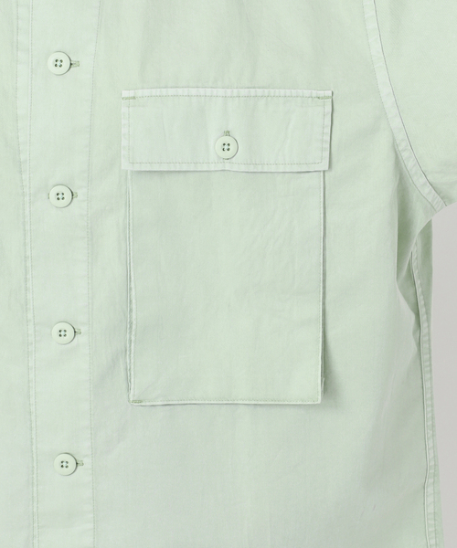 Spick & Span(スピックアンドスパン)の「J.J.Mercer / ジェイジェイマーサー 別注 シャツジャケット(シャツ/ブラウス・レディース・アイボリー/カーキ・FREE)」の14枚目の写真