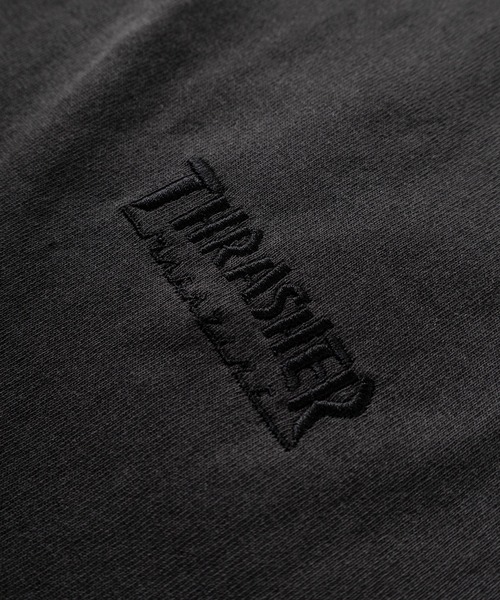 THRASHER（スラッシャー）の「【70】【THRASHER/スラッシャー】ピグメント加工 ワンポイント刺繍 袖フレイム バックプリント ロングスリーブTシャツ（Tシャツ/カットソー・メンズ・グレー/チャコールグレー/ライトグレー/ダークグレー/ブラウン/ブラウン系その他/ピンク/ピンク系その他・M/L/XL）」の15枚目の写真