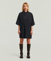 G-STAR | Shirt Dress/スタンドカラーシャツワンピース/バンドカラー(ワンピース)