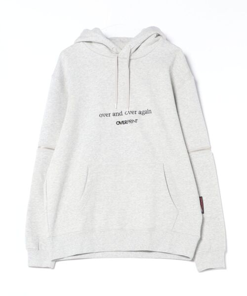 セール】overprint/オーバープリント/ARM ZIP HOODIE（パーカー 