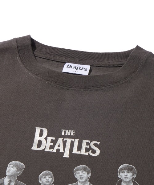 The Beatles(ザビートルズ)の「【THE BEATLES/ザ ビートルズ】レコードプリントクルーネックTシャツ/バックプリント(Tシャツ/カットソー・レディース・ホワイト/ブラウン/チャコールグレー・X-LARGE/MEDIUM/LARGE)」の6枚目の写真