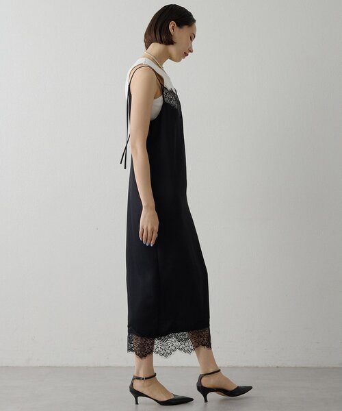 Whim Gazette（ウィムガゼット）の「レースロングキャミ（キャミソール・レディース・ホワイト系その他/ブラック・FREE）」の11枚目の写真