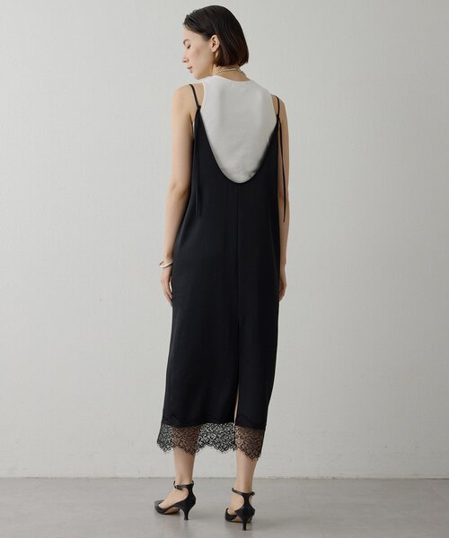 Whim Gazette（ウィムガゼット）の「レースロングキャミ（キャミソール・レディース・ホワイト系その他/ブラック・FREE）」の12枚目の写真