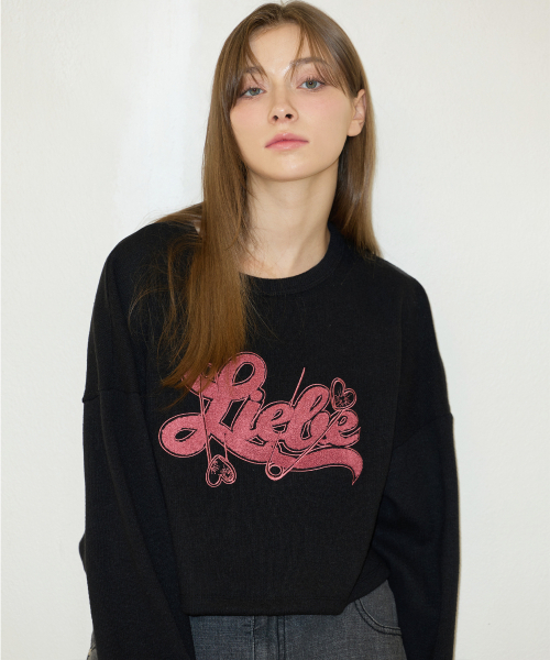 FEIHEI（フェイヘイ）の「LOVE’S FIN クロップニット ブラック（ニット/セーター・レディース・ブラック・SMALL/MEDIUM）」の3枚目の写真