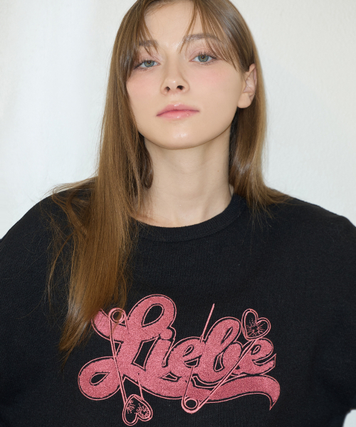 FEIHEI（フェイヘイ）の「LOVE’S FIN クロップニット ブラック（ニット/セーター・レディース・ブラック・SMALL/MEDIUM）」の2枚目の写真