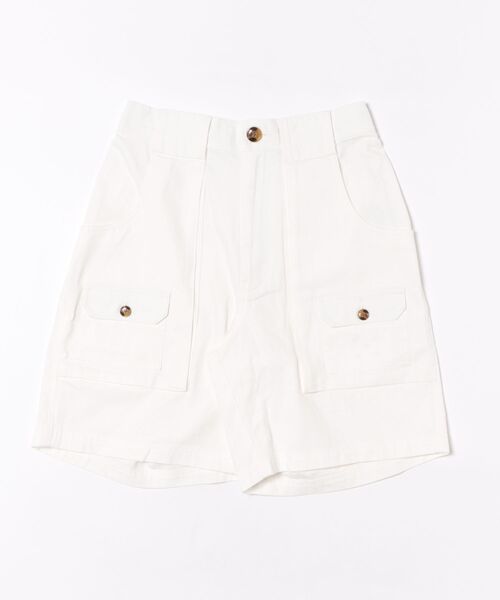 POP TRADING COMPANY(ポップトレーディングカンパニー)の「Pop Trading Company/ポップトレーディングカンパニー ショーツ POCKET SHORT(その他パンツ・メンズ・ホワイト・S/M/L)」の1枚目の写真
