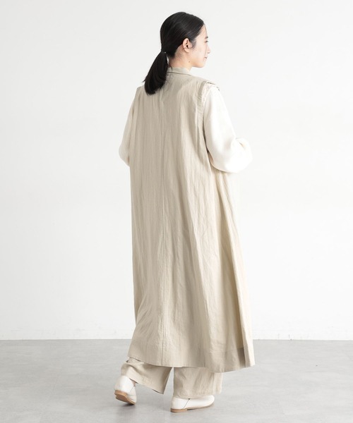 studio CLIP（スタディオクリップ）の「《natural by clip》LRロングベストワンピース[プチサイズあり]（ベスト・レディース・ブラック/ベージュ・FREE/PF）」の14枚目の写真