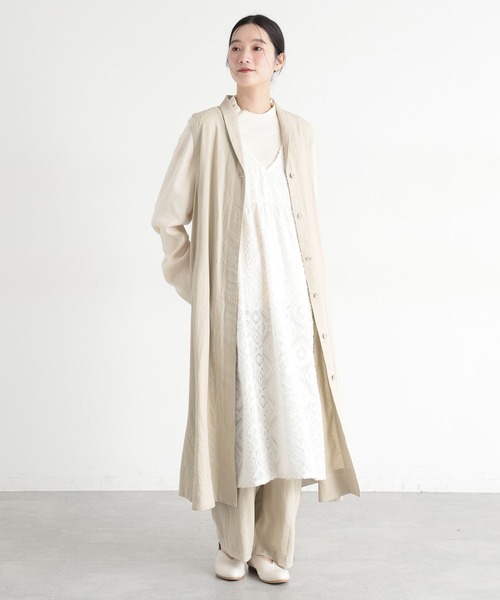 studio CLIP（スタディオクリップ）の「《natural by clip》LRロングベストワンピース[プチサイズあり]（ベスト・レディース・ブラック/ベージュ・FREE/PF）」の18枚目の写真