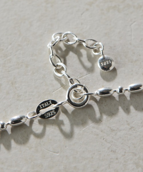 COLLAGE GALLARDAGALANTE（コラージュガリャルダガランテ）の「Sivelle./Silver925グレインチェーンネックレス（ネックレス・レディース・シルバー・FREE）」の6枚目の写真