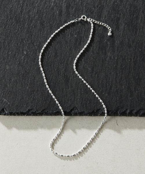 COLLAGE GALLARDAGALANTE（コラージュガリャルダガランテ）の「Sivelle./Silver925グレインチェーンネックレス（ネックレス・レディース・シルバー・FREE）」の3枚目の写真