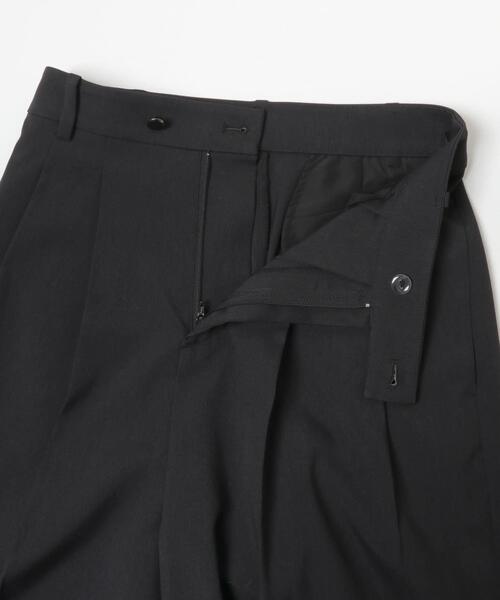 URBAN RESEARCH ROSSO WOMEN（アーバンリサーチ　ロッソ）の「防シワシャンブレーツイルタックパンツ（その他パンツ・レディース・ベージュ系その他/ブラック・36/38）」の12枚目の写真