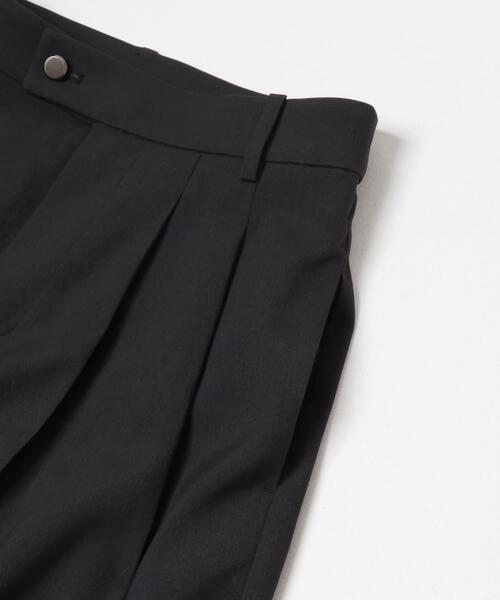 URBAN RESEARCH ROSSO WOMEN（アーバンリサーチ　ロッソ）の「防シワシャンブレーツイルタックパンツ（その他パンツ・レディース・ベージュ系その他/ブラック・36/38）」の13枚目の写真