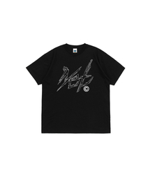 ネットコピーライト半袖Tシャツ(ブラック)