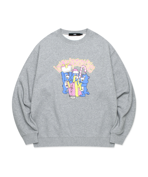LMCの「SURPRISE BEAR SWEATSHIRT heather gray(スウェット・レディース・その他・L/XL)」の1枚目の写真