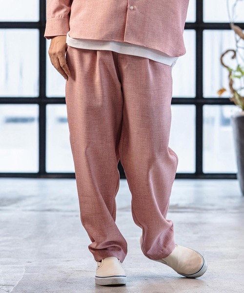 CAMBIO（カンビオ）の「mp14536- テックキャンバステーパードパンツ(CA05-61501)（その他パンツ・メンズ・ピンク/ライトベージュ/チャコール・M/L/XL）」の4枚目の写真