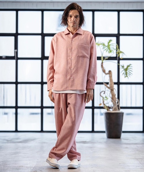 CAMBIO（カンビオ）の「mp14536- テックキャンバステーパードパンツ(CA05-61501)（その他パンツ・メンズ・ピンク/ライトベージュ/チャコール・M/L/XL）」の5枚目の写真