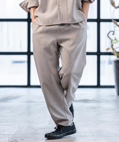 CAMBIO（カンビオ）の「mp14536- テックキャンバステーパードパンツ(CA05-61501)（その他パンツ・メンズ・ピンク/ライトベージュ/チャコール・M/L/XL）」の8枚目の写真