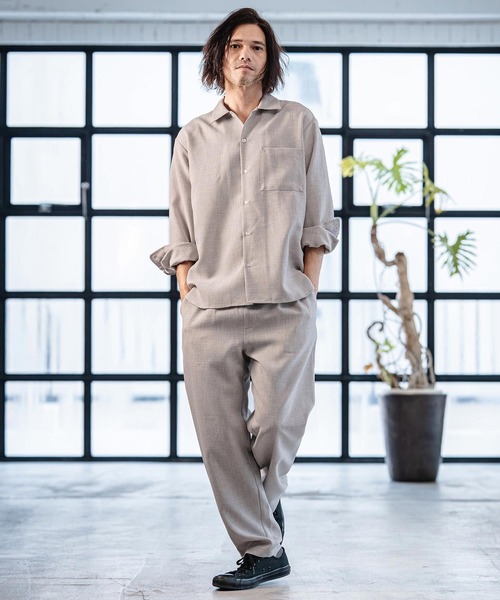 CAMBIO（カンビオ）の「mp14536- テックキャンバステーパードパンツ(CA05-61501)（その他パンツ・メンズ・ピンク/ライトベージュ/チャコール・M/L/XL）」の10枚目の写真