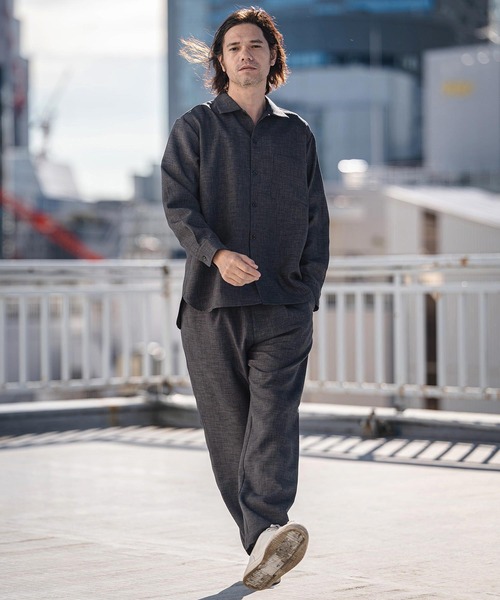 CAMBIO（カンビオ）の「mp14536- テックキャンバステーパードパンツ(CA05-61501)（その他パンツ・メンズ・ピンク/ライトベージュ/チャコール・M/L/XL）」の15枚目の写真