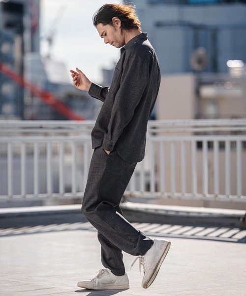 CAMBIO（カンビオ）の「mp14536- テックキャンバステーパードパンツ(CA05-61501)（その他パンツ・メンズ・ピンク/ライトベージュ/チャコール・M/L/XL）」の16枚目の写真