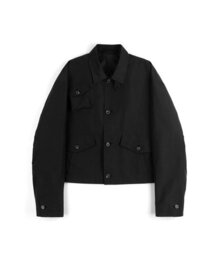 SECONDMONO（セカンドモノローグ）の「ミリタリーポケットクロップジャケットブラック SEJK005BLACK（ブルゾン）」
