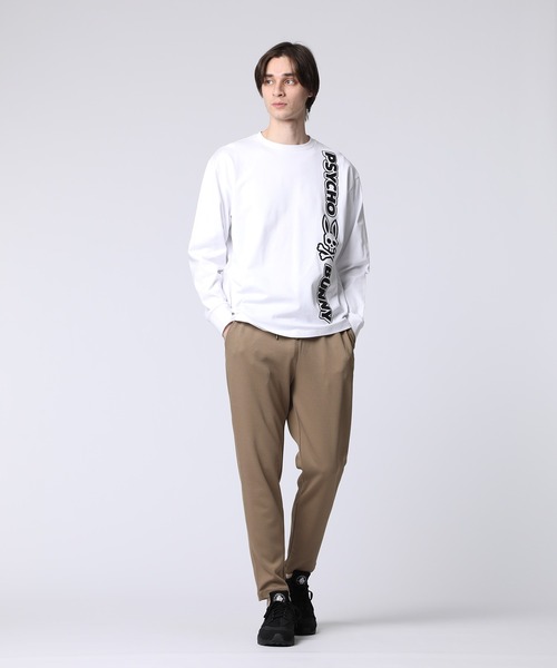 Psycho Bunny(サイコバニー)の「異素材切替 ワッフルストレッチパンツ(その他パンツ・メンズ・グレイッシュベージュ/ブラック・MEDIUM/LARGE/X-LARGE/SMALL)」の9枚目の写真