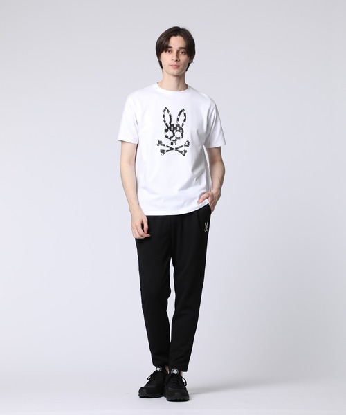 Psycho Bunny(サイコバニー)の「異素材切替 ワッフルストレッチパンツ(その他パンツ・メンズ・グレイッシュベージュ/ブラック・MEDIUM/LARGE/X-LARGE/SMALL)」の4枚目の写真