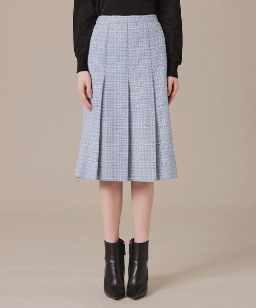 MACKINTOSH LONDON(マッキントッシュ ロンドン)の「ツイードタックスカート(スカート・レディース・ブルー系その他4・36/38)」の4枚目の写真