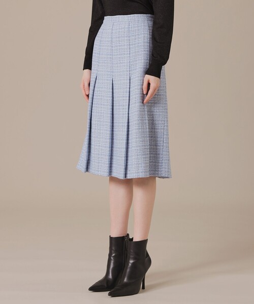 MACKINTOSH LONDON(マッキントッシュ ロンドン)の「ツイードタックスカート(スカート・レディース・ブルー系その他4・36/38)」の5枚目の写真